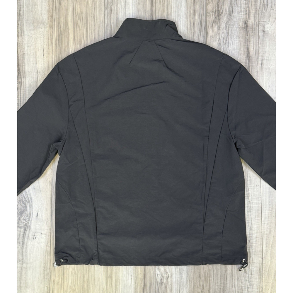 Alo Yoga Takeaway Track Full Zip Nylon Jacket Black Mens Size XL M3334R NEW - Picture 7 of 10